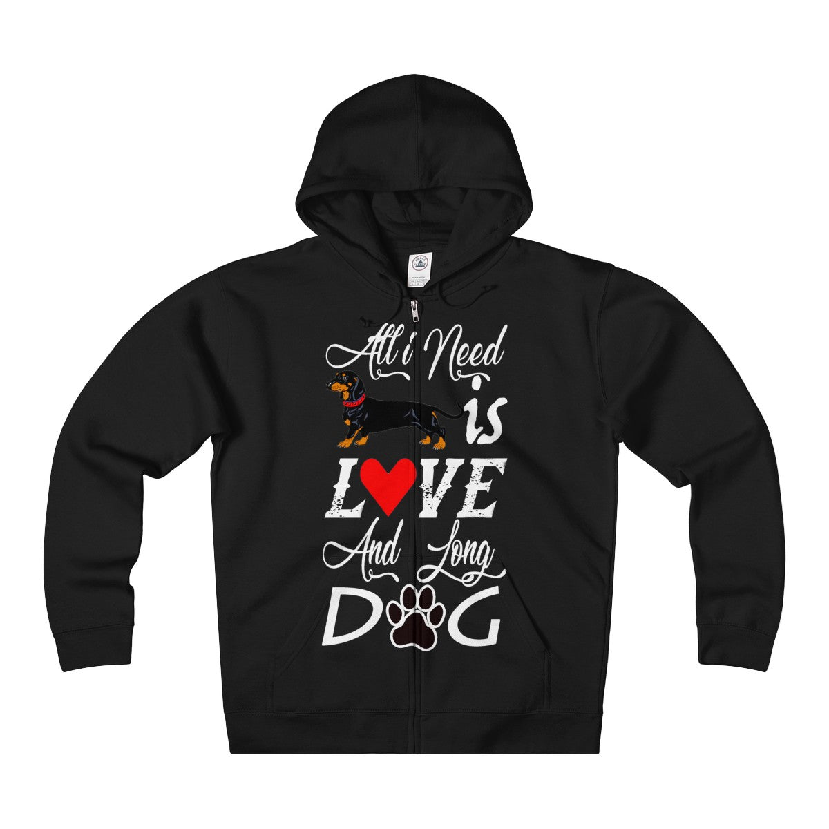 Unisex Heavyweight Fleece Zip Hoodie