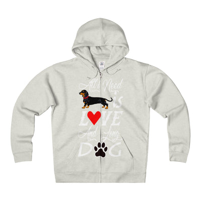 Unisex Heavyweight Fleece Zip Hoodie