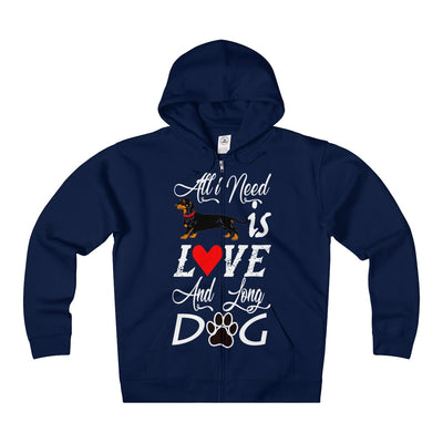 Unisex Heavyweight Fleece Zip Hoodie