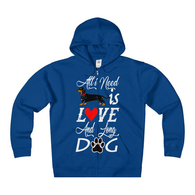 Unisex Heavyweight Fleece Zip Hoodie