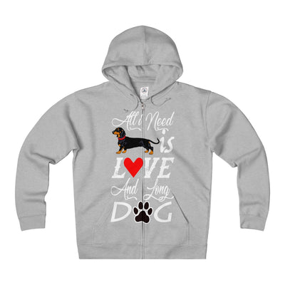 Unisex Heavyweight Fleece Zip Hoodie