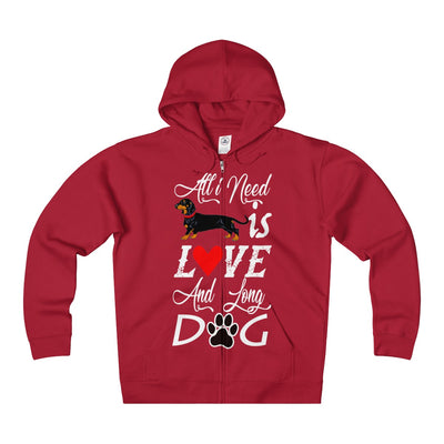 Unisex Heavyweight Fleece Zip Hoodie
