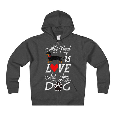 Unisex Heavyweight Fleece Zip Hoodie