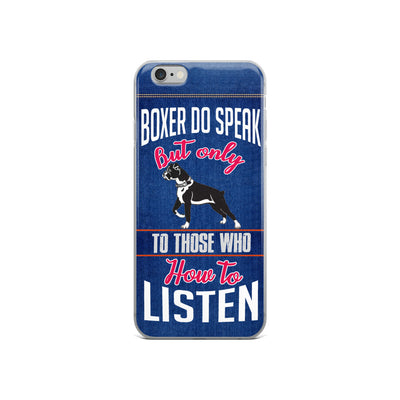 iPhone Case Boxer Lovers