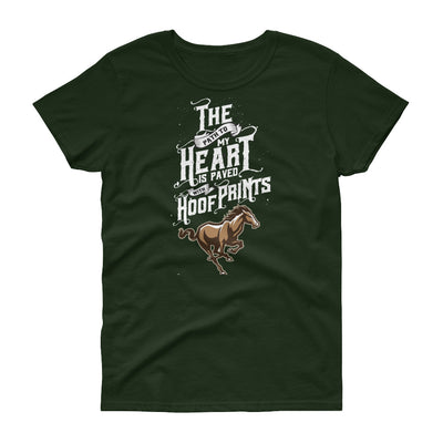 Women's short sleeve t-shirt Horse lovers