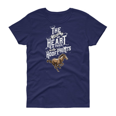 Women's short sleeve t-shirt Horse lovers