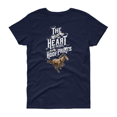 Women's short sleeve t-shirt Horse lovers